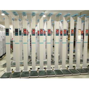 Ultrasonic Sensor BMI Measurement Machine , Digital Height And Weight Scale