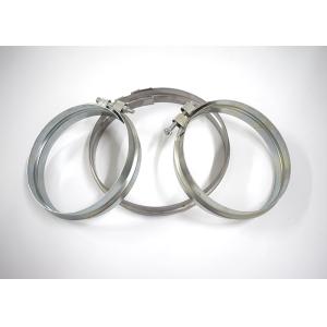 China Air Duct Pipe Clamp Pipework Systems Galvanized Wide Ring Clamps on sale