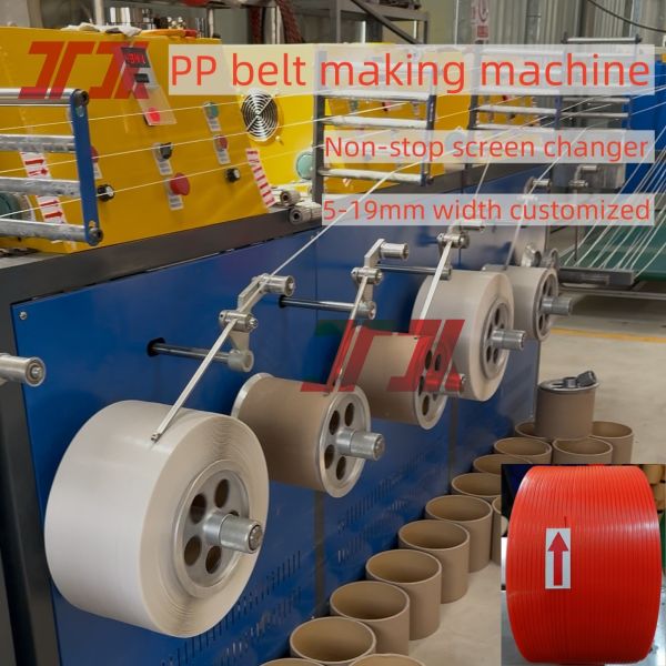 Quality Automatic Grade Double Station Winder Pp Strap Making Machine With Eco-Friendly And Good Flexible wholesale