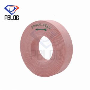 customizable glass edge processing tools  Spiral wool Wheels felt  polishing disc