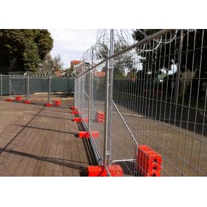 Construction Site Temporary Cyclone Fencing With Q195 Iron Wire Materials