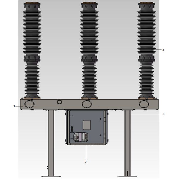 110kV 126kV High Voltage Circuit Breaker 3150A - 40kA Sf6 Circuit Breaker