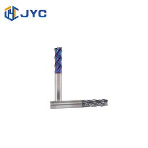 HRC55 Solid Carbide 3 Flute End Mill For Aluminum 3f D4*11*D4*50