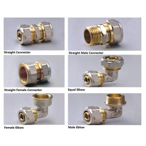 Compression Fitting and Pressing Fitting for PE-AL-PE, PE-AL-PEX, PEX-AL-PEX