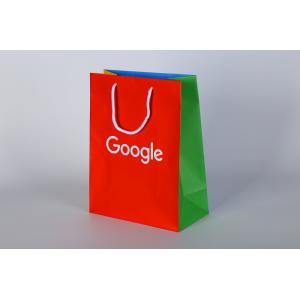 2022 new design Custom Printed Paper Gift Bags With cotton rope