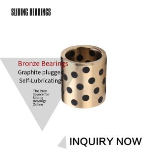 Custom Machined Self Lubricating Plain Bearing / Cast Bronze Bushings