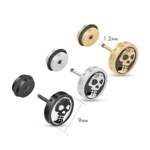 New Arrival Halloween Cool Earrings Unique Skull Sstud Earrings