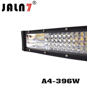 LED Light Bar JALN7 396W 4Rows Combo Beam LED Driving Lamp Super Bright Off Road