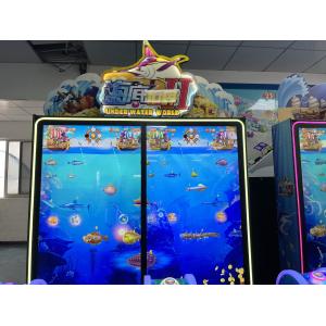 Age 5 Years Coin Pusher Go Fish Ticket Redemption Game Machine Customized