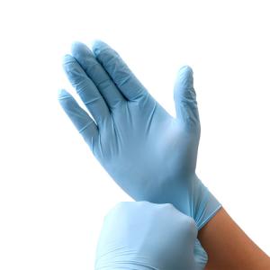 China S XXL Exam Blue Nitrile Disposable Gloves ASTM6319 EN420 EN455 on sale