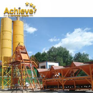 JS750 Ready Mix Concrete Batching Plant Systems 35 CBM Per Hour 3.8m