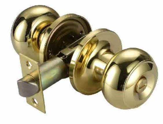 Quality Changeable Square Corner Faceplate Knob Door Lock with Antitheft Standard A and Full Lip D-shape Strike wholesale