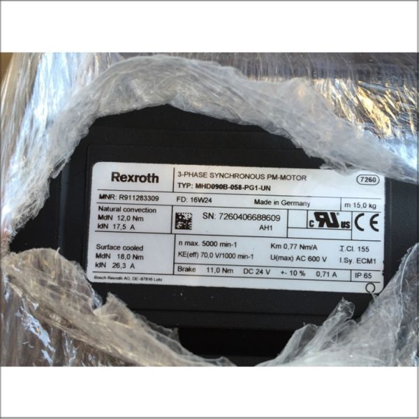 Rexroth MHD090B-058-PG1-UN Servo Motor Standard Cast Iron Material Fast Shipping