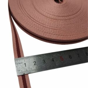 1cm Striped Polyester Tape Colored 100% Polyester Material Oeko Tex Certificated