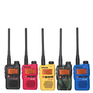 Cheap Baofeng UV-3R Dual Band Walkie Talkie with 1-5KM Talk Range 16 Storage Channels and 8W Output Power for sale