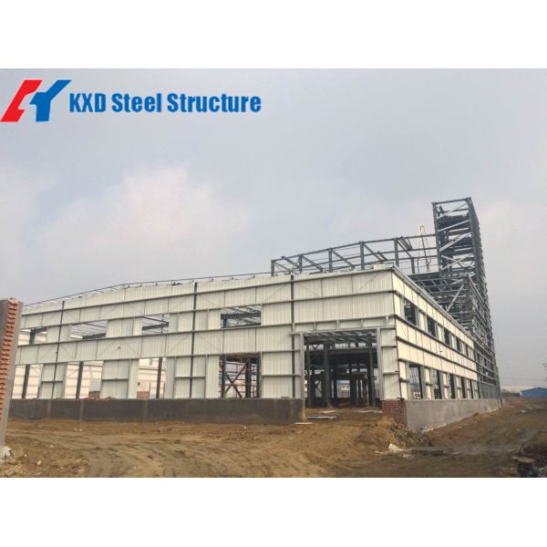 Quality Prefabricated Steel Structure Warehouse with Portal Frame H Steel Main Frame and Z or C Purlins wholesale