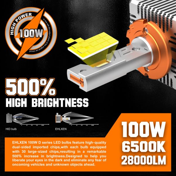 Plug And Play Universal Fit LED Headlight Bulbs lights PCB PCBA