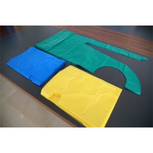Colorful Disposable PE Apron Flat Packed , Plastic Kitchen Aprons OEM Service