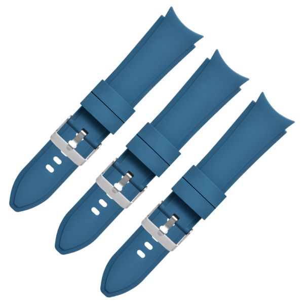 Quality Soft 20mm width Silicone Watch Straps Elbow Quick Release Design wholesale