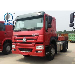 New 10 Tires SINOTRUK HOWO Tractor Truck LHD 6X4 Euro2 420HP Engine Manual
