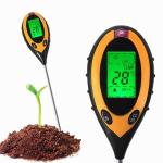 Moisture Gardening Water Soil Testing Machine 4 in 1 PH Meter with LCD Sensor