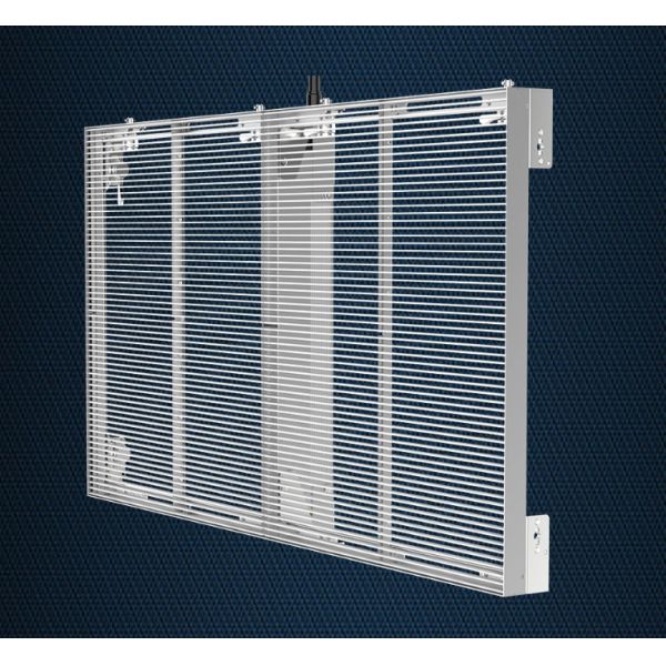 light IP30 60% transparency 4500cd indoor P3.91-7.81 transparent led display