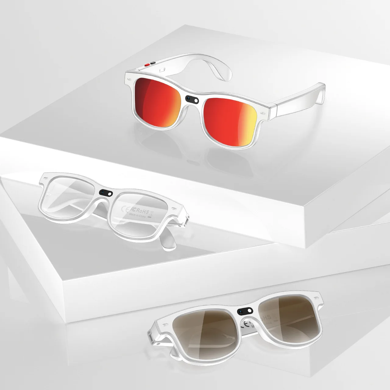 Cheap G3 AI Smart Glass With 8MP HD Camera Microphone Speakers for sale