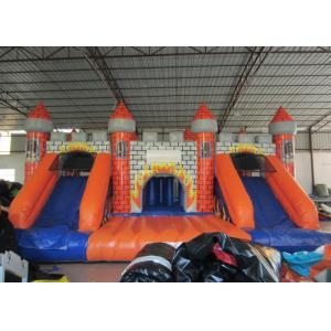 Classic inflatable castle jump house colourful inflatable bouncy double slide