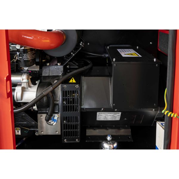 YANGDONG 64kW 80kVA Mobile Three Phase Silent Frame Diesel Generator for Emergency Power