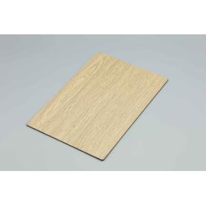 Scratch-resistant Oak Wood Grain fireproof aluminium composite panel 4mm