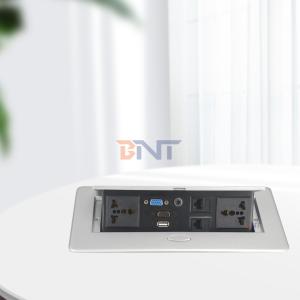 Multi-function Desktop Socket Pop up Hidden Socket for Office With 2 Universal