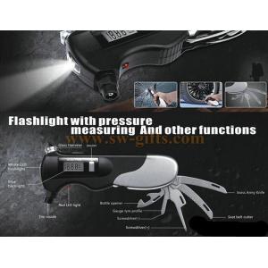 New Digital Auto Car Tire Pressure Gauge Multifunction Emergency Hammer High