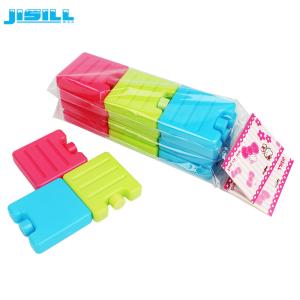 HDPE Hard Shell Mini Ice Packs / Plastic Freezer Ice Blocks For Lunch Bag For
