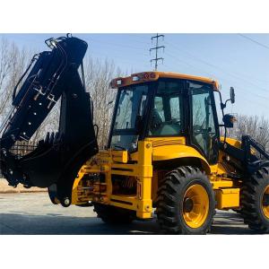 Q235A Shanmon 388 4.8L Yuchai Power Backhoe Four Wheel Loader 7000 Times