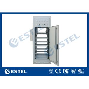 Temperature Control Custom Made Antitheft Outdoor Telecom Cabinet With Front