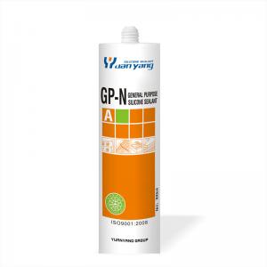 China Transparent GP Silicone Sealant 280ml 300ml Fast Drying Silicone Adhesive on sale