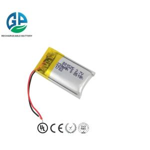 801525 230mah Lithium Polymer Battery Pack 500 Times Cycle Life