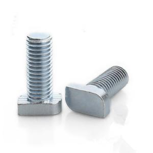 Grade 8.8 M16 SAE GRADE 5 1/2 Inch full threaded T Head Bolt Zinc Plated