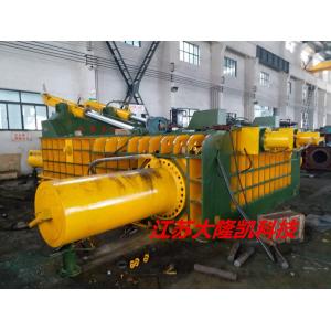 Double Main Cylinder Hydraulic Baling Press / Cuboid Block Scrap Metal Baler