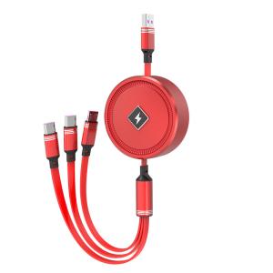 Multi Function 1.1m Three In One USB Cable Extendable Data Line