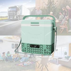 Mini Car Freezer Cooler 12v Portable Refrigerator Trunk Fridge With Car Handle