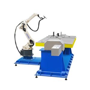 Industrial Robotic Arm Weld Machine 6 Axis Automatic Aluminium Fuel Tank Mig