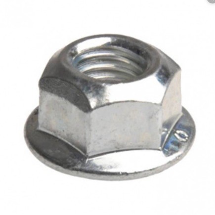Flanged All-Metal Hex Nuts with Prevailing Torque in Metric Carbon/Stainless