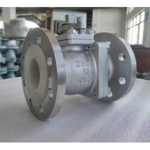ANSI Class 150 Investment Casting Fire Safe Anti Static Wcb/CF8/CF8m Flange Ball