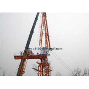 Cheap New Model D80 4015 Jib Luffing Tower Crane 6tons Load 40m Boom 1.2*3m Mast Section for sale