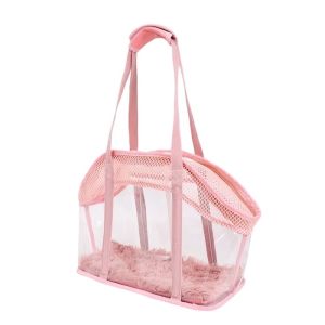 41*20*33CM Cute Pet Supplies Pink Color Style Fun Playful Designed Pets Outing Handbag
