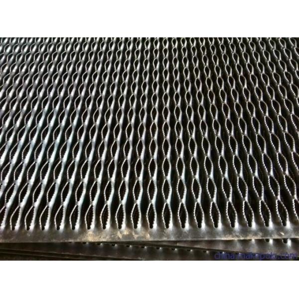 Perforated Safety Grating Walkway Anti Skid Metal Plate With Crocodile Mouth