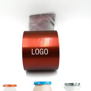 China Custom Yogurt Packing Aluminum Foil Bottle Cap 80 To 100 Micron on sale