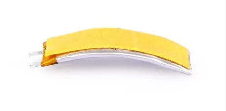 3.7 V Rechargeable Lithium Polymer Battery 201030 30mAh Curved Lithium Polymer
