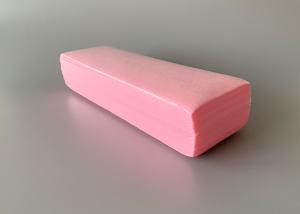 China Pink  Self Plain Wax Strips Roll Beautiful Custom Thickness Size Women Body Applied on sale